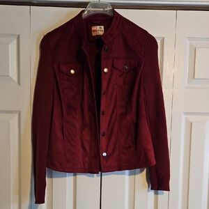 Ruff Hewn Women's Burgundy Jacket